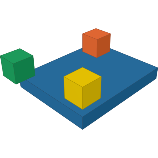 Place against opposite corners rendered from the script above