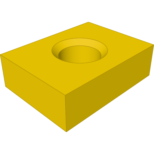 Select the rim inside a bore rendered from the script above