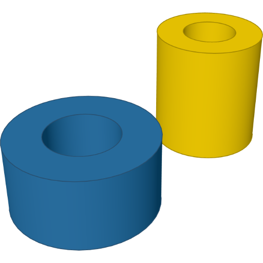 One part, two sizes rendered from the script above
