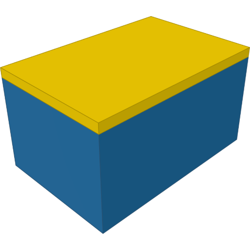 A box and its lid rendered from the script above