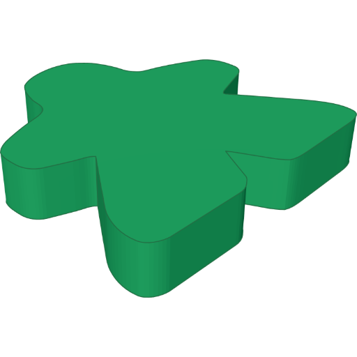 Extrude a custom outline rendered from the script above