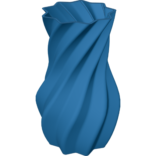 A twisted vase rendered from the script above