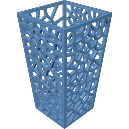 Voronoi Vase rendered from Pegmatite Script